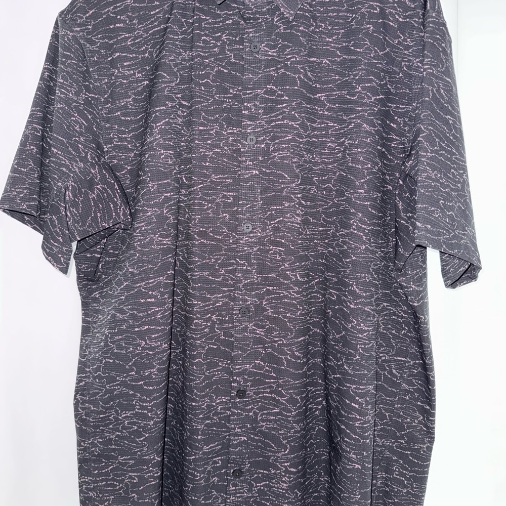 Men's Black Patterned Shirt
